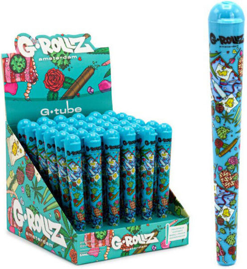 G-tube Cilindru De Depozitare Din Plastic Albastru 11.5cm