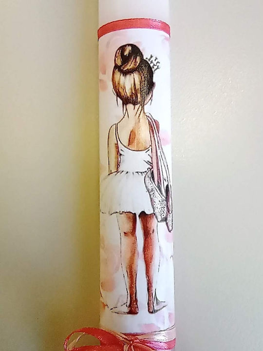 Easter Candle Handmade Ballerina Melia
