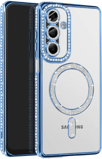 Avizar Diamond Case Samsung Galaxy A26 Magsafe Outline Strass Blue