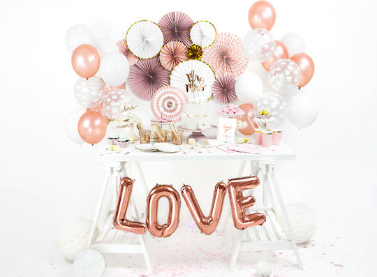 Balloon Foil Letter L Rose Gold 35cm
