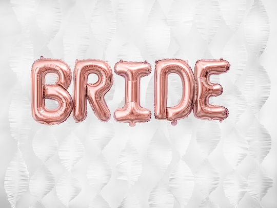 Balloon Foil Letter R Rose Gold 35cm