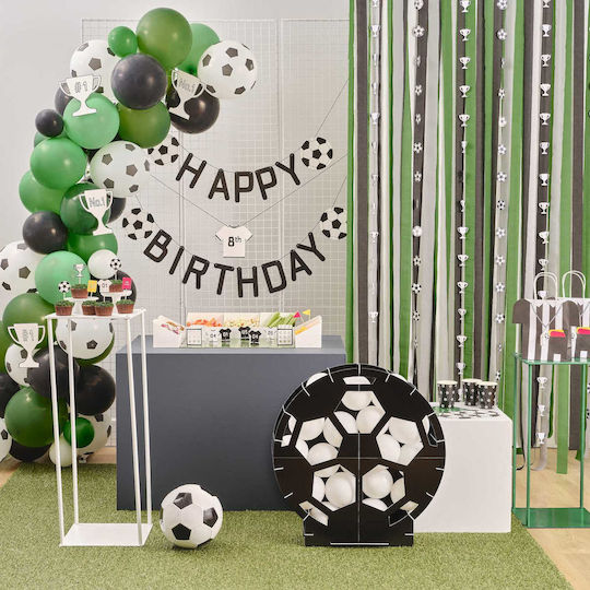 Set 5 Luftballons Latex Schwarze 30cm