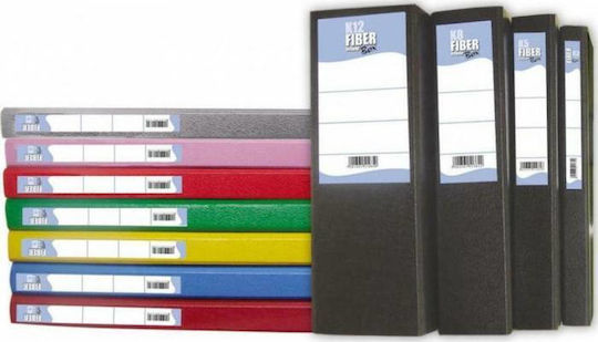 Unipap File Box with Rubber Band 25x35x8cm Fiber K8