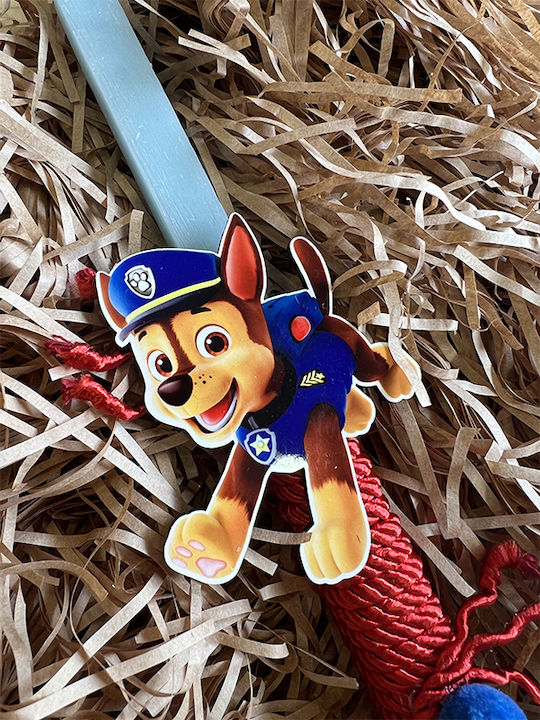 Lumanare De Paste Paw Patrol Rotundă Albă