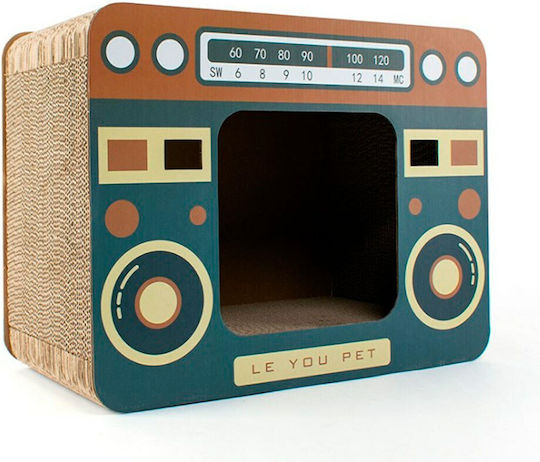 Retro Radio Σπιτάκι Γάτας Χρωματιστό
