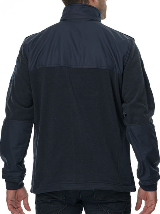 GreekForces Hunting Cardigan Fleece Black