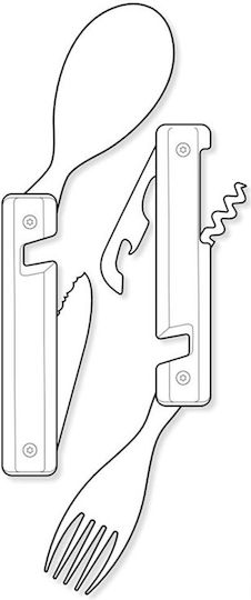 Akinod Cutlery Set 13h25 10,4 X 3,5 X 4 Cm