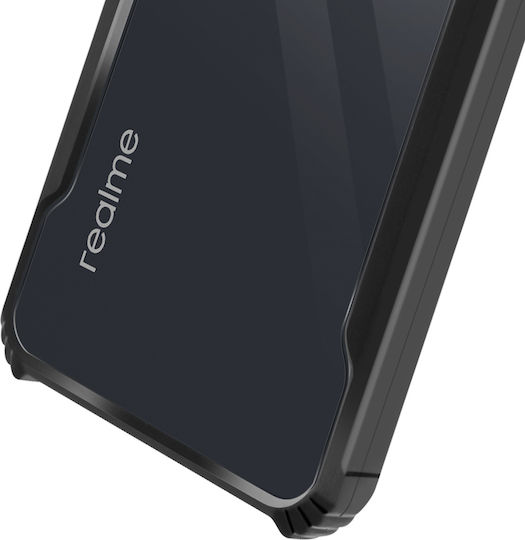 Husă Avizar Realme 14x C75 Back Acrylic Înconjurătoare Moale Șoc Neagră