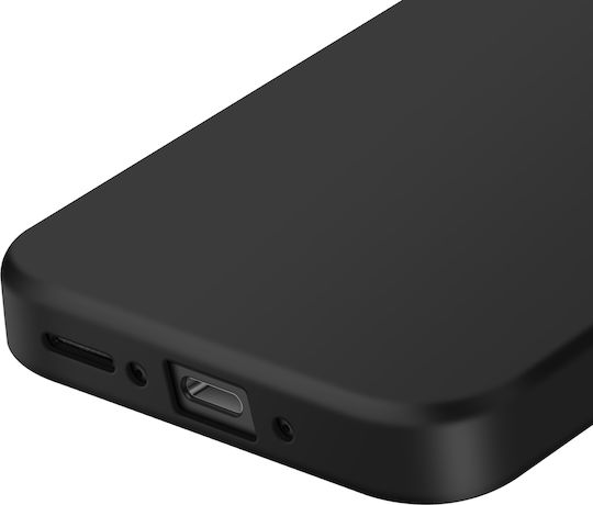 Akashi Silicone Flexible Gum Touch Back Cover for Samsung Galaxy A26 Black