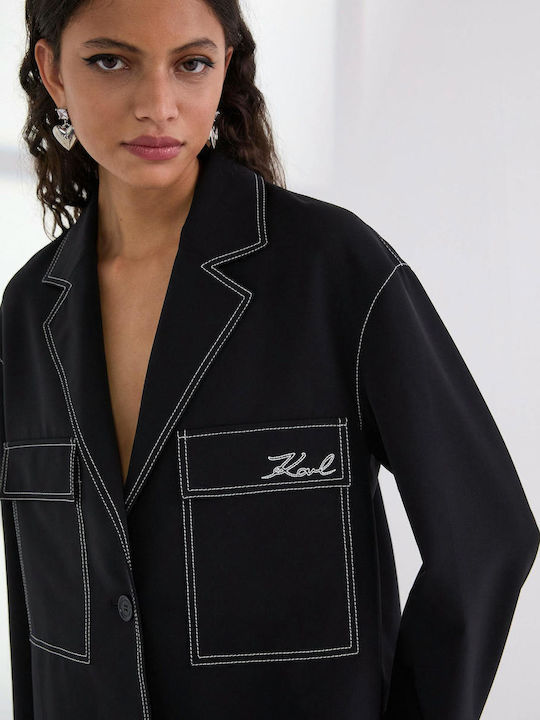 Karl Lagerfeld Damen Blazer Black