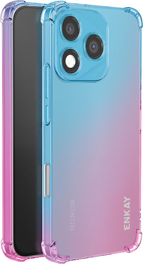 Калъф Enkay Honor 400 Lite Гъвкави Подсилени Ъгли Дизайн На Градиент Син Розов
