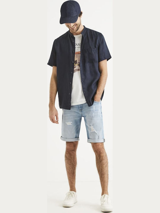 Celio* Джин Мъжки Бермуди Скъсвания
