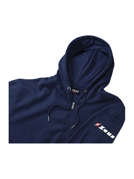 Zeus Ultra C Zip Blau Sweatshirts Für Herren