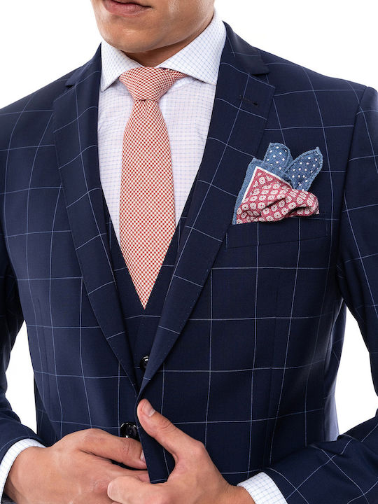 Fragosto Κοστούμι Σειράς Zignone Smi 2575 001 Blue Check