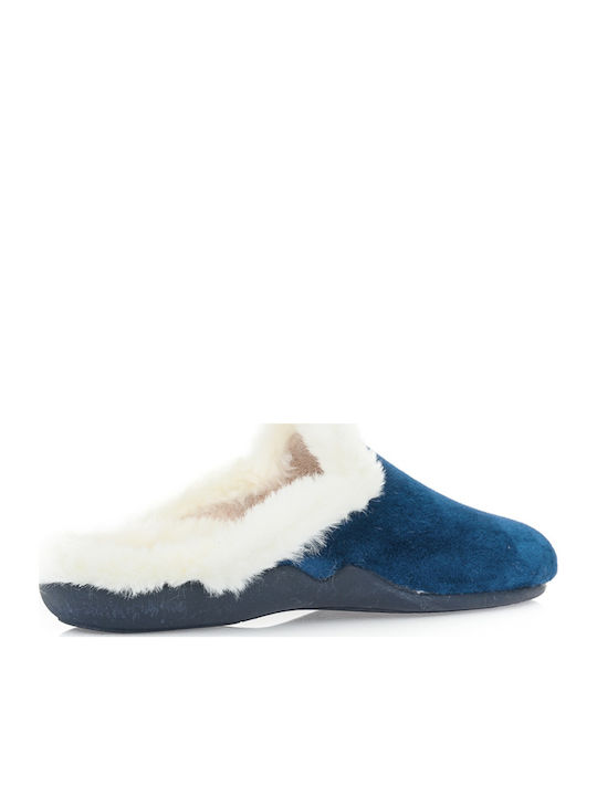 Medies Women's Winter Slippers Blue Medies Women's Winter Slippers Blue