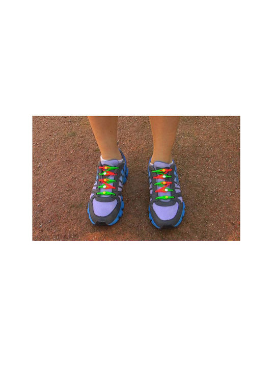 Λαστιχοκορδόνια Χρώματος Πράσινο Smart Laces – 14 Τεμάχια 9250