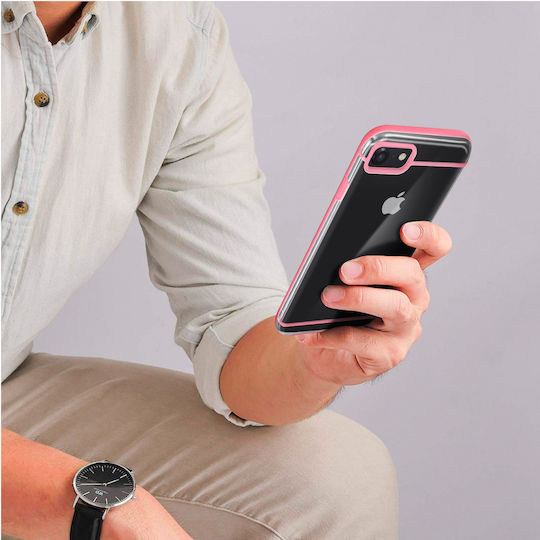 Husă Protectoare iPhone SE 8 7 Carcasă Rigidă Antiderapantă Akashi Roz