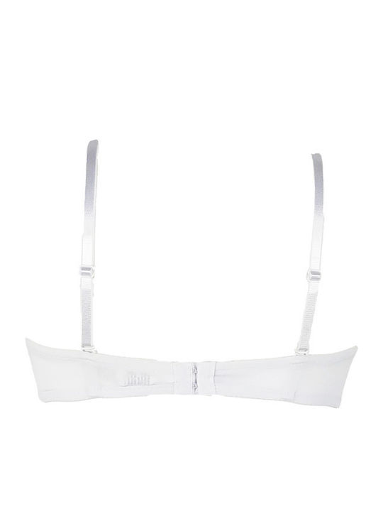 Strapless Bra Removable Padding Cotonella White Strapless Bra Removable Padding Cotonella White