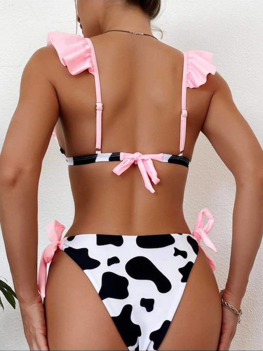 Costum De Baie Brazilia Roz