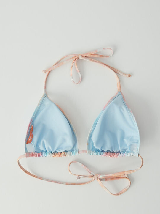 Diverse Swimwear Bikini Top Cltn Tri T Multicolor