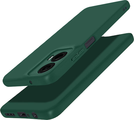 Avizar Handyhülle Motorola Moto G35 Silikon Weiche Matt Dunkelgrün