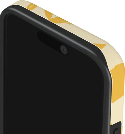 Калъф Burga за iPhone 14 Pro Елегантен Жълт Модел Lemon Tart