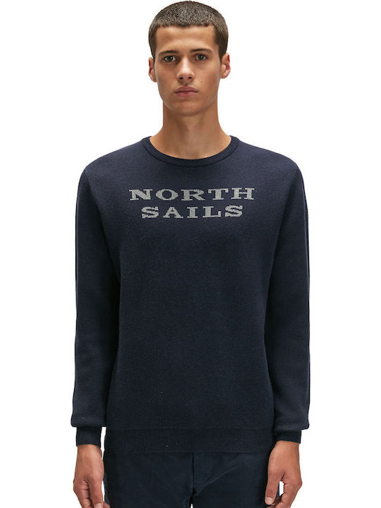 North Sails Плетен Мъжки Жакард Лого 698572-0802 0802/Тъмносин