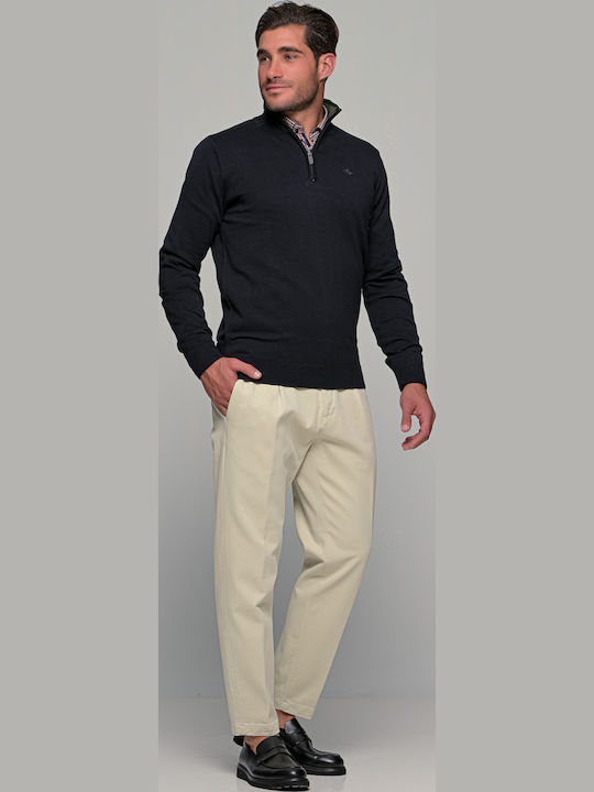 Gnious Cotton Knit Zipper – 3001879098 Black