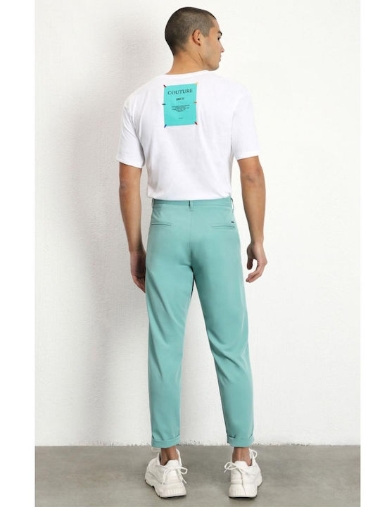 Beige Trousers Cuffs