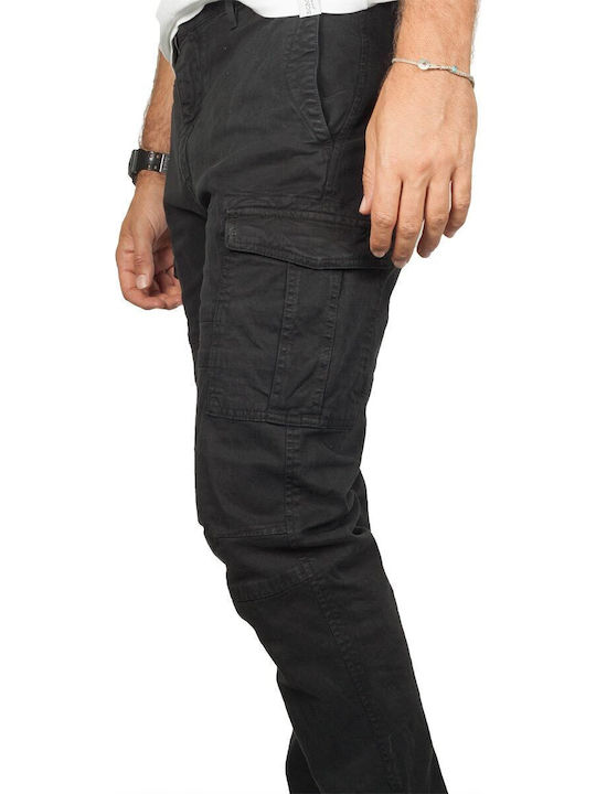 Scinn Cargo Παντελόνι Tapered Pilot Crp Black Ανδρικό 222-crp-blk