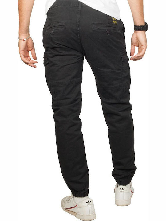 Scinn Cargo Παντελόνι Tapered Pilot Crp Black Ανδρικό 222-crp-blk