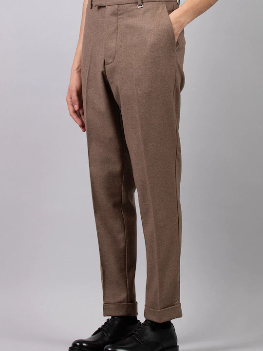 Pa2227 Imb Man Pantalone Tasca America Brown