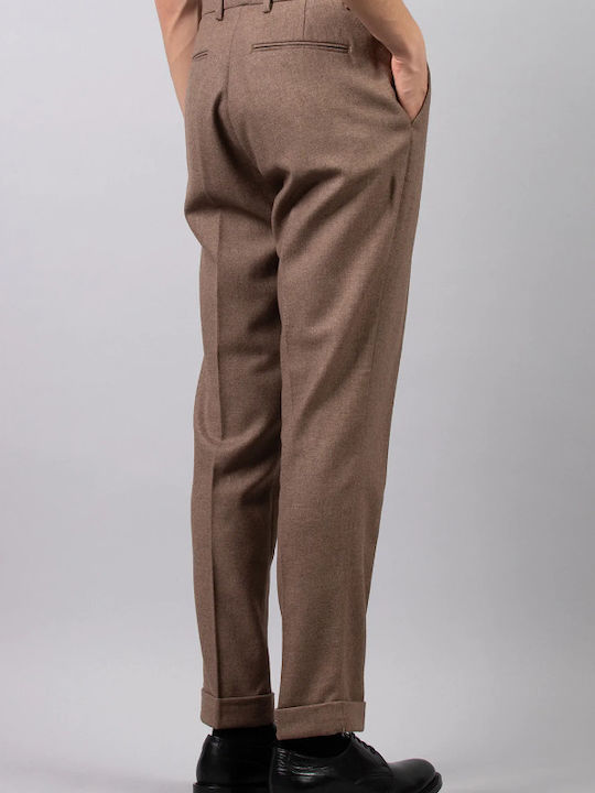 Pa2227 Imb Man Pantalone Tasca America Brown