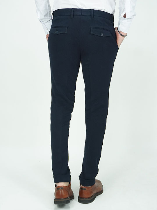 Italian Job Ανδρικό Παντελόνι Σκούρο Μπλε Slim Fit 25705 09 2p 68% T 29% R 3% Sp