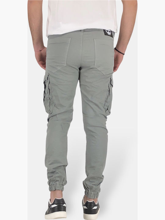 Ανδρικό Λεπτό Cargo Παντελόνι Back 2 Jeans N16 Γκρι
