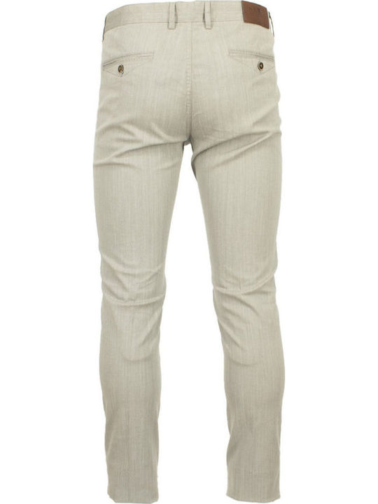 New York Tailors Men's Trousers Chinos Slim Light Gray Passy-grey