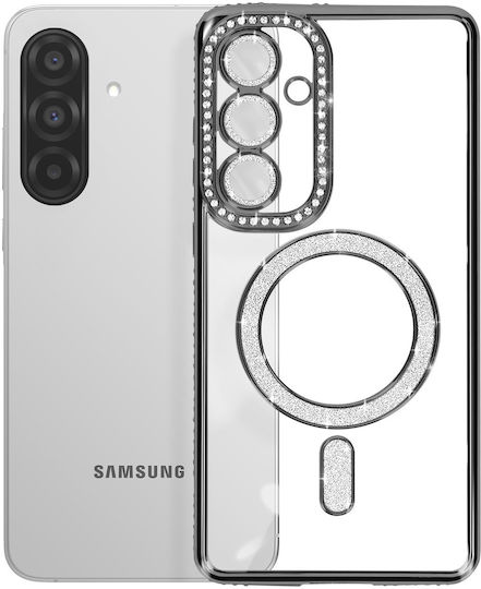 Avizar Diamond Case Samsung Galaxy A56 Magsafe Outline Strass Black