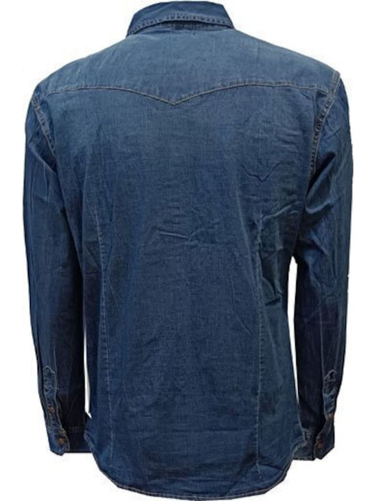 Luciano Faketti Denim Shirt Jean Luciano Faketti Blue