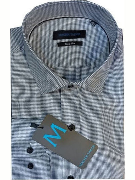 North Star Πουκαμισο North Star Slim Line Μικροκαρω Γκρί