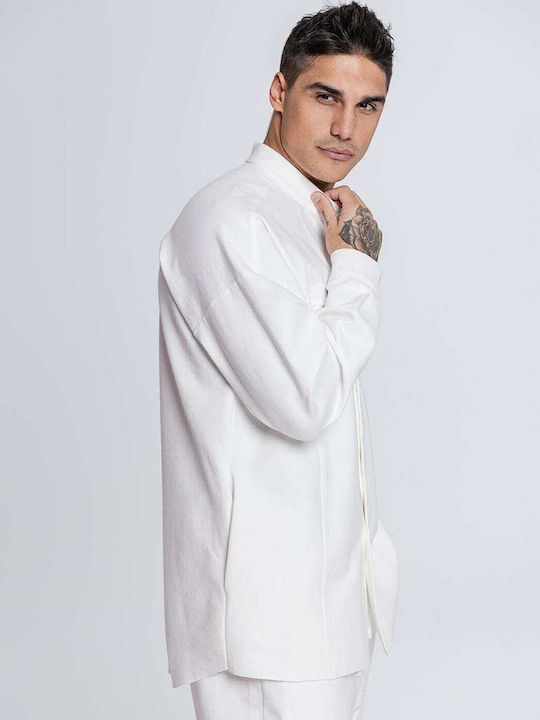 19 Herrenhemden Pullover Weiß 1019