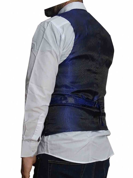 Luciano Faketti Vest Luciano Faketti In Fashion Blue