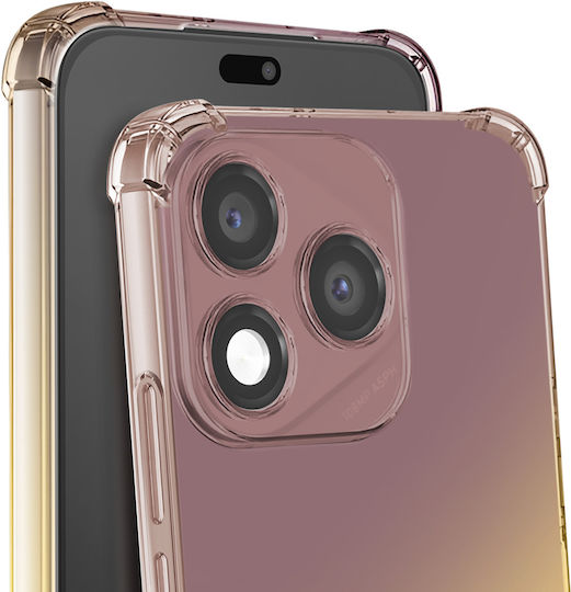 Enkay Soft Case for Honor 400 Lite Reinforced Corners Gradient Design Purple