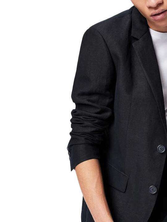 Single Breasted Blazer Men Armani Exchange Μπλε 8nzg15-znfnz-1583