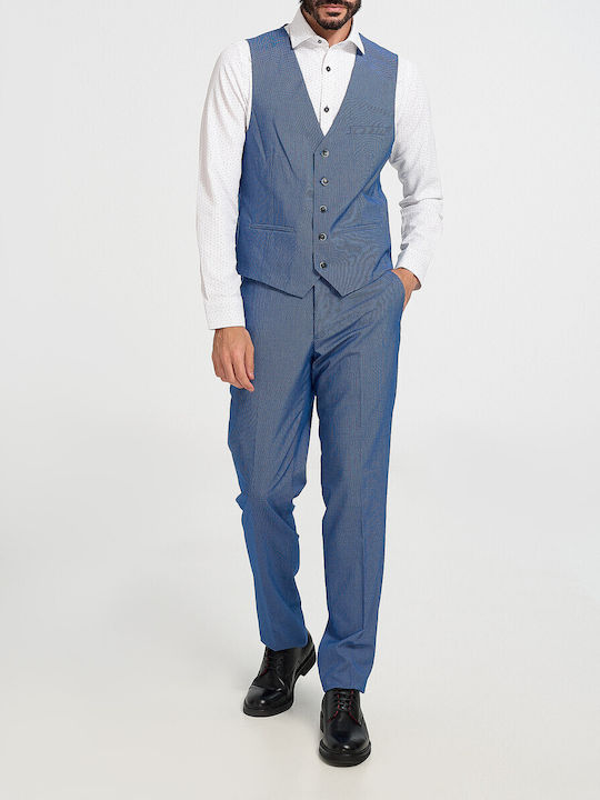 Roberto Fabiani Herrenweste Ss30099-27gil Hellblau