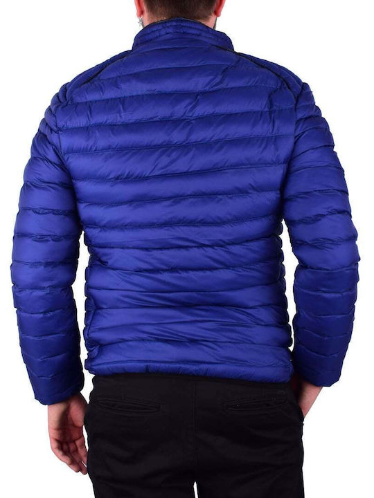 Ritchie Jeans Μπουφαν Καπιτονε Κοντο Μπλε Ψηλο Λαιμο Τσεπες Στο Πλαι Στο Στηθος Κανονικη Γραμμη 38-zabrok Indigo W19.bleu Marine Ritchie Jeans Μπουφαν Καπιτονε Κοντο Μπλε Ψηλο Λαιμο Τσεπες Στο Πλαι Στο Στηθος Κανονικη Γραμμη 38-zabrok Indigo W19.bleu Marine