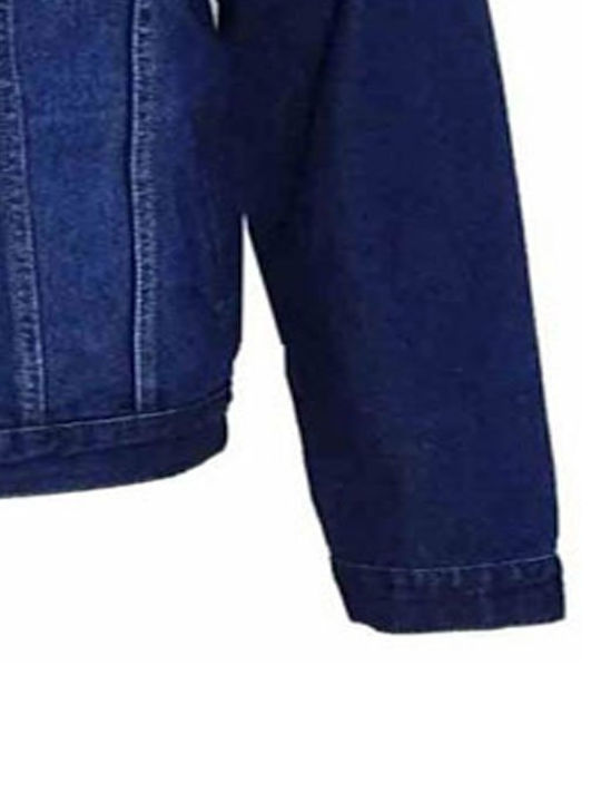 Luciano Faketti Denim Jacket Western Blue