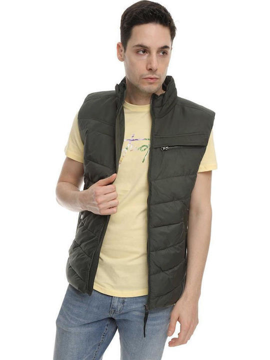Ärmellose Herren Jacke Marcus Khaki