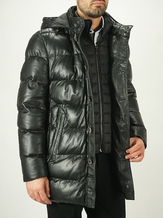 Milestone Men’s Jacket Adrian Black Slim Fit Adrian-99 100% Leather