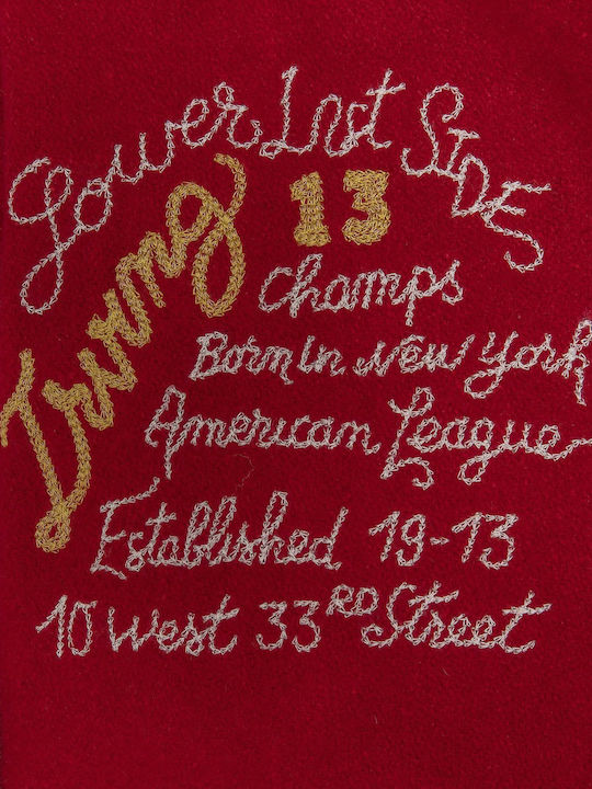 Schott Nyc Lcteddybd1 Leather Jacket Red
