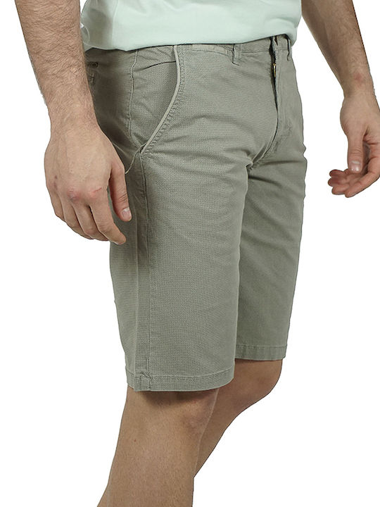 Lexton Herren Chino Shorts Beigen Slim Fit 10.25 H 97% Baumwolle 3% Elastan